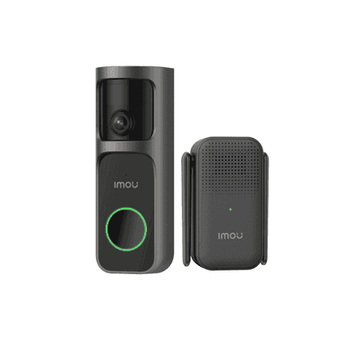 IMOU WiFi durų skambutis Doorbell 3 DB-3EP-4M0W/DS3 – priekinis vaizdas, išryškinantis 4MP kamerą ir modernų dizainą.