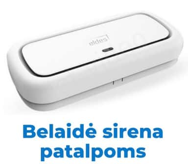 Belaidė sirena patalpoms - Pitbull Pro, pagrindinis vaizdas, rodantis modernų ir kompaktišką diz