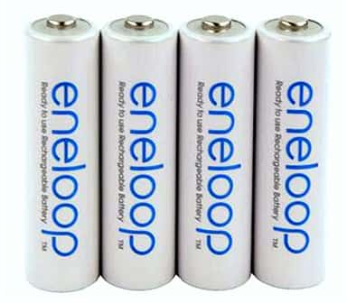 Panasonic 1900mAh įkraunamos baterijos – AA tipo Eneloop, idealios automatinėms kameroms, mažas