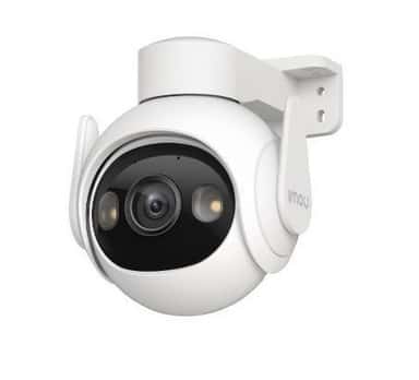 Vaizdo stebėjimo kamera IMOU Cruiser 2 IPC-GS7EP-5M0WE 5MP – priekinis vaizdas su sukiojamu objektyvu.